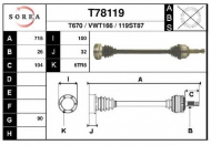 Вал EAI T78119