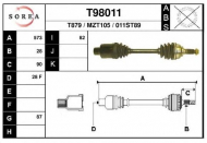 Вал EAI T98011