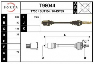 Вал EAI T98044