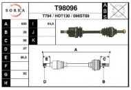 Вал EAI T98096