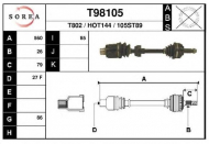 Вал EAI T98105