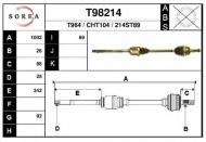 Вал EAI T98214