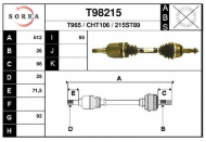 Вал EAI T98215