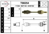 Вал EAI T98254