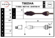 Вал EAI T98254A