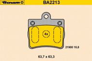 Комплект тормозных колодок BARUM BA2213