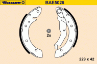 Комлект тормозных накладок BARUM BAE5026
