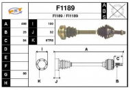 Вал SNRA F1189