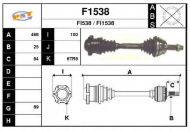 Вал SNRA F1538
