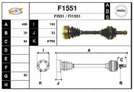 Вал SNRA F1551