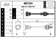 Вал SNRA M2104