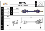 Вал SNRA R1400