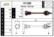 Вал SNRA V1150