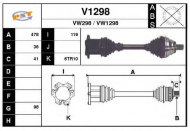 Вал SNRA V1298