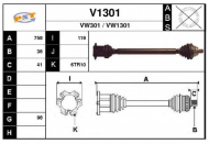 Вал SNRA V1301