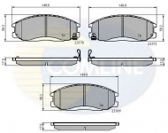 Комплект тормозных колодок COMLINE CBP3938