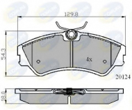 Комплект тормозных колодок COMLINE CBP01073