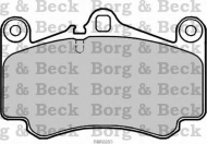 Комплект тормозных колодок BORG & BECK BBP2255
