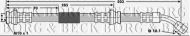Шлангопровод BORG & BECK BBH6586
