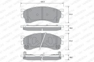 Комплект тормозных колодок WEEN 151-2202