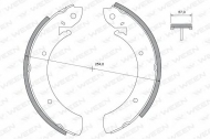 Комлект тормозных накладок WEEN 152-2027