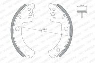 Комлект тормозных накладок WEEN 152-2334