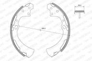 Комлект тормозных накладок WEEN 152-2361