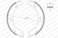Комлект тормозных накладок WEEN 152-2397