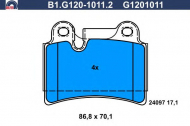 Комплект тормозных колодок GALFER B1.G120-1011.2