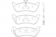 Комплект тормозных колодок WAGNER WBP23190A