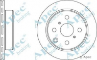 Тормозной диск APEC braking DSK762
