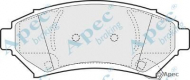 Комплект тормозных колодок APEC braking PAD1002