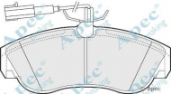 Комплект тормозных колодок APEC braking PAD1206