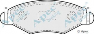Комплект тормозных колодок APEC braking PAD1213