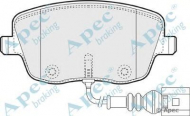 Комплект тормозных колодок APEC braking PAD1252