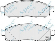 Комплект тормозных колодок APEC braking PAD1780
