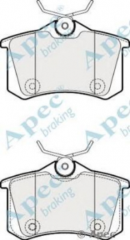Комплект тормозных колодок APEC braking PAD1814