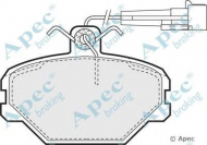 Комплект тормозных колодок APEC braking PAD548