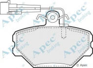 Комплект тормозных колодок APEC braking PAD874