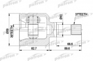 Шарнирный комплект PATRON PCV5044
