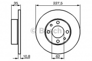 Тормозной диск BOSCH 0 986 478 063