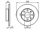 Тормозной диск BOSCH 0 986 478 080