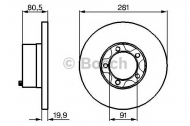 Тормозной диск BOSCH 0 986 478 138