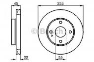 Тормозной диск BOSCH 0 986 478 219