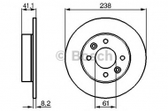 Тормозной диск BOSCH 0 986 478 273