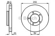 Тормозной диск BOSCH 0 986 478 452