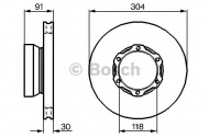 Тормозной диск BOSCH 0 986 478 456