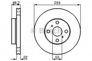 Тормозной диск BOSCH 0 986 478 578