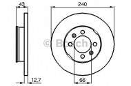 Тормозной диск BOSCH 0 986 478 819