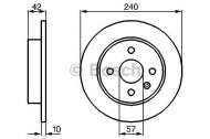 Тормозной диск BOSCH 0 986 478 882